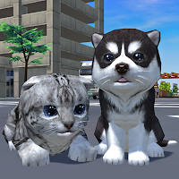 Cute Pocket Cat And Puppy 3D взломанный на много денег