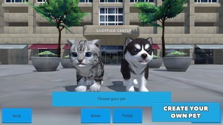 Cute Pocket Cat And Puppy 3D взломанный на много денег