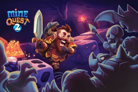 Mine Quest 2 взломанная на много денег