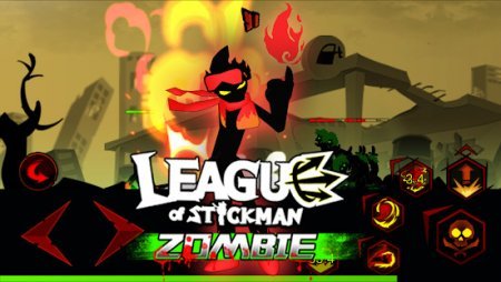 League of Stickman Zombie взломанная (много денег)