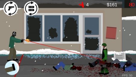 Flat Zombies:Cleanup & Defense взломанный (много денег)